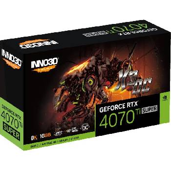 Inno3D GeForce RTX 4070 Ti Super 16GB GDDR6X X3 OC (N407TS3-166XX-186158N)