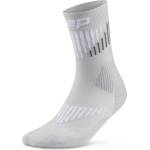 CEP Дамски компресионни чорапи CEP Women's Core Run Merino Mid Cut 3.0 Compression socks - Grey / White - размер III (207-0570-0212)