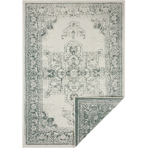 Hanse Home Зелен и кремав килим за открито , 160 x 230 cm Borbon - NORTHRUGS (104139-160x230)