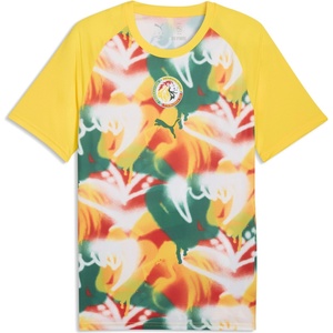 PUMA Mens Senegal Warm-Up Shirt World Cup 2026 - Yellow/Green