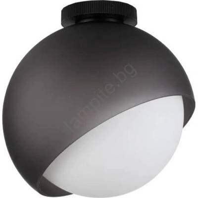 Ideal Lux - Таванно осветително тяло BLOOM 1xE27/42W/230V Ø 30 см черно (ID366609)