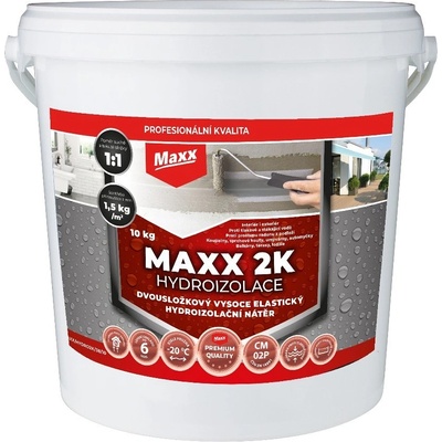 MAXX 2K Hydroizolace, 10 kg šedá