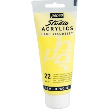 Pébéo 69.2012 АКРИЛНА боя 22 Lemon Cadmium Yellow Hue 100 ml 1 бр (69.2012)