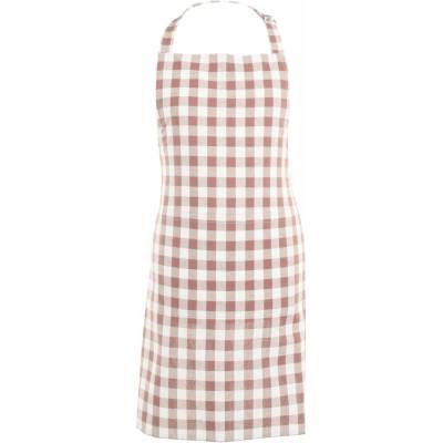 Tiseco Home Studio Gingham zástěra růžová