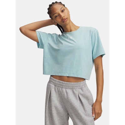Under Armour Dámske tričko UA Rival Boxy Tee Wash Modrá