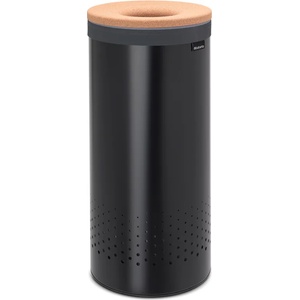 Brabantia Кош за пране Brabantia 35L, Matt Black, корков капак (1000825)