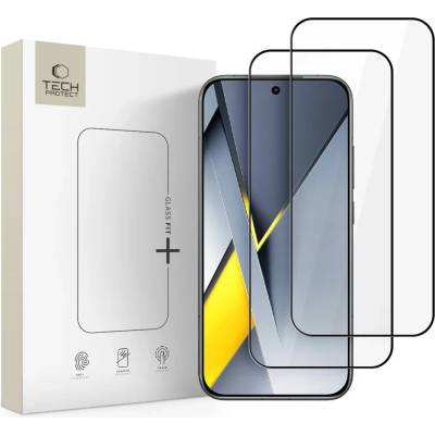 Tech-Protect GLASS FIT+ закалено защитно стъкло комплект от 2 за Xiaomi Poco F8 Pro черно (5906302352678)