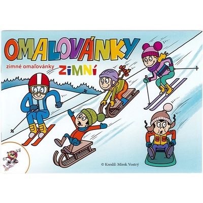 Omalovánka A5 LUX Zimní