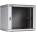 Linkbasic Стенен шкаф 9u, 450х600мм, Стъклена врата, Сив (wcb09-645-bab-c)