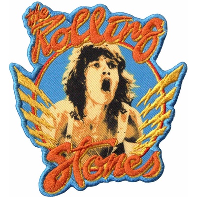 Nažehlovačka The Rolling Stones - Mick & Orange Logo