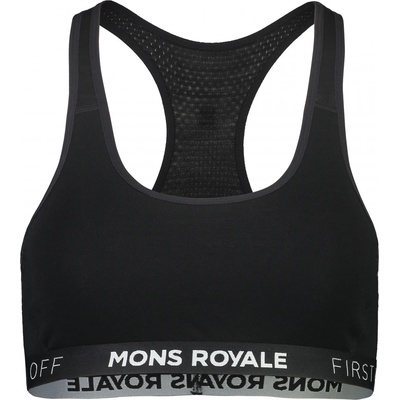 Mons Royale Дамски спортен сутиен Mons Royale Women's Sierra Sports Bra - Black (115-1402-0113)