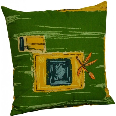 LKV Lomnice zelený ornament 40 x 40 cm