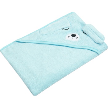 Sensillo Хавлия с качулка Sensillo - Kуче, 100 х 100 cm, синя (SILLO-30564)