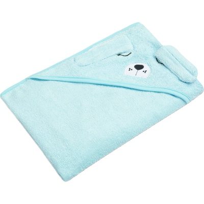 Sensillo Хавлия с качулка Sensillo - Kуче, 100 х 100 cm, синя (SILLO-30564)