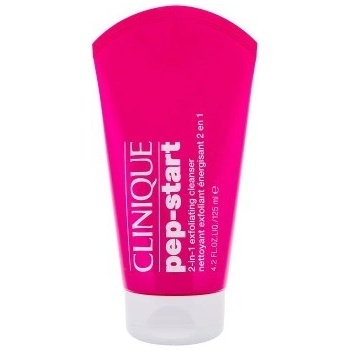 Clinique čistící pleťový gel Pep-Start 2-in-1 Exfoliating Cleanser 125 ml