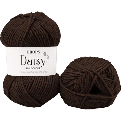 Drops Daisy uni 35 tmavá hnědá