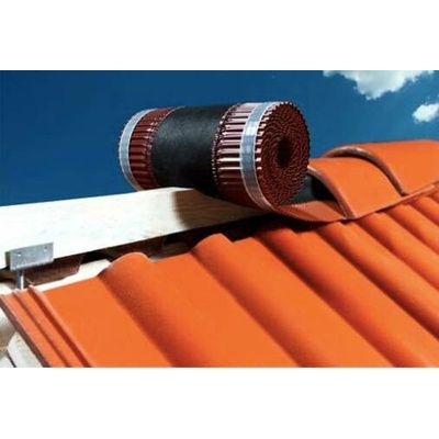 Vario Roll Fol Alu samolepící větrací pás hřebene a nároží 360 mm x 5 m černá