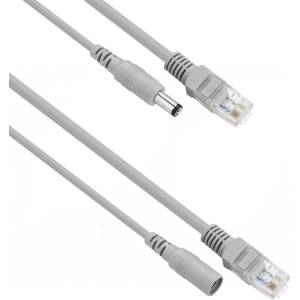 DeTech Кабел DeTech, CCTV, RJ45+DC, 40m, Gray - 18380 (DE-18380)