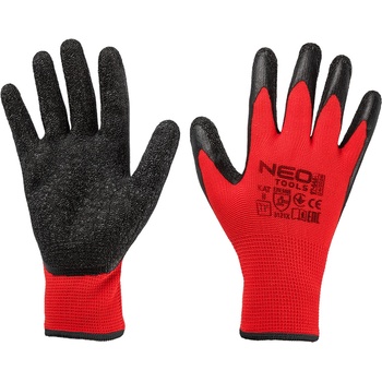NEO TOOLS Работни ръкавици, полиестерни с латексово покритие (krincle), 3121X, размер 11 97-645-11 (97-645-11)