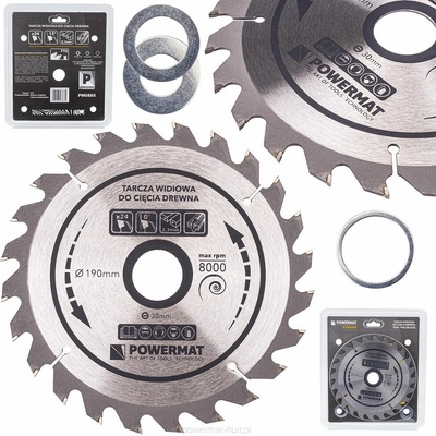 Pro-Tech shop Pilový kotouč na dřevo 190 mm 24T 30 mm 41842 PM0885