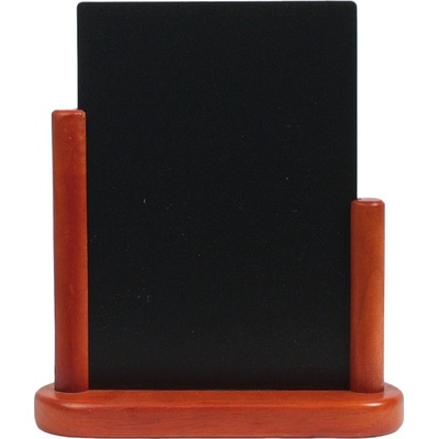 Securit Stolní stojánek s tabulkou střední ELEGANT 23 x 20 x 6 cm, barva mahagon