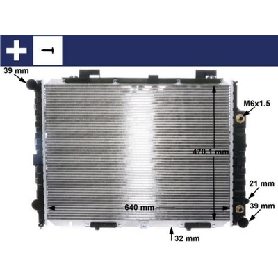 Chladič, chlazení motoru MAHLE CR 2204 001S CR 2204 001S