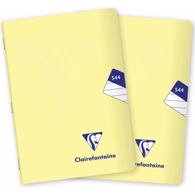 CLAIREFONTAINE Mimesys pastel PP A5 544 linajkový citrónový súprava 2 ks