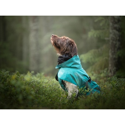 PAIKKA Visibility Raincoat pláštěnka pro psy smaragdová