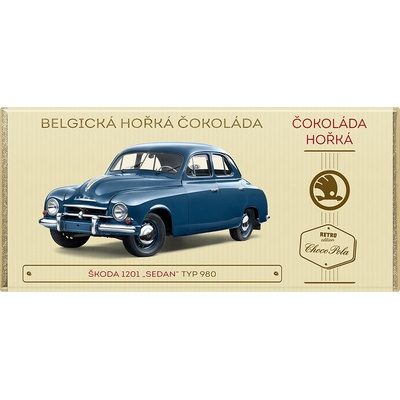 Choco Pola Škoda 1201 „Sedan“, 980, hořká 100 g