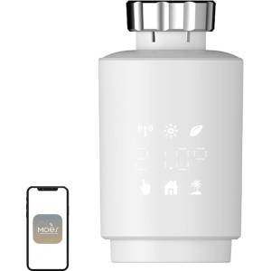 Moes TV02 ZigBee LCD термостатична глава (ZTRV-ZX-TV02-EN)