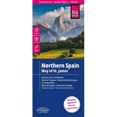 Španělsko Sever (Spain North) 1:350.000 mapa RKH