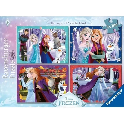 RAVENSBURGER Disney Ledové království 4x100 dílků