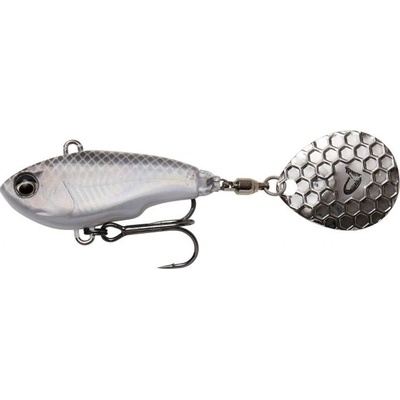 Savage Gear Tail Spinner Fat Tail Spin Sinking White Silver - 5,5cm 9g