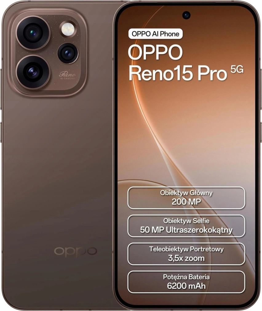 Oppo Reno15 Pro 12GB/512GB Brown - Heureka.sk