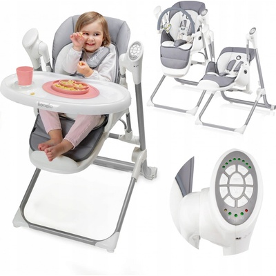 LIONELO Multifunkční a houpačka 2v1 Niles