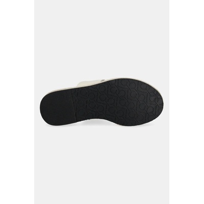 Calvin Klein Кожени чехли Calvin Klein FLATFORM WEDGE SLIDE - HE (HW0HW02374)