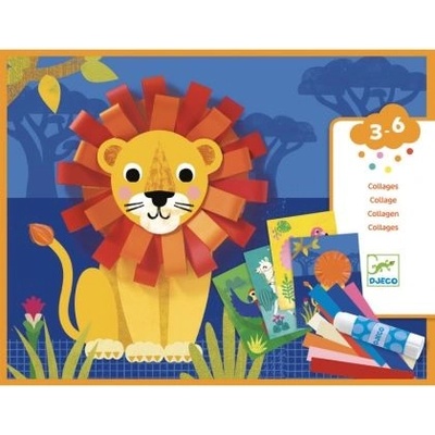 DJECO - Творчески комплект за колажи с малки примки (DJ09868)
