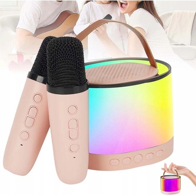 KARAOKE SADA PRO DĚTI KARAOKE STROJ S 5 LED EFEKTY A BLUETOOTH