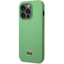 Pouzdro Lacoste Iconic Petit Pique Logo iPhone 14 Pro Max - zelené