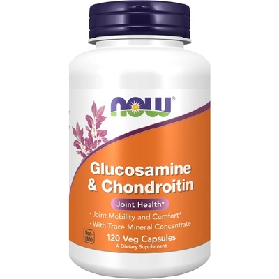 NOW NOW Glucosamine & Chondroitin Mineral Concentrate, 120 Caps