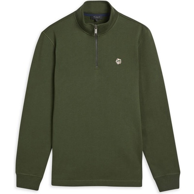 Ted Baker Блуза Ted Baker Ted Baker Kilbern quarter Zip Sweater - Khaki