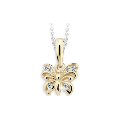 Cutie Diamonds zlatý přívěsek motýl C2226 ND2226 40 D X 1