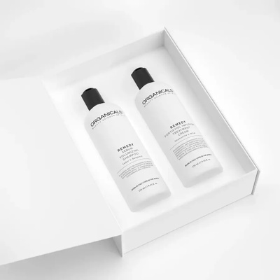 ORGANICALS Комплект за Контрол на Себума, Обем и Укрепване на Коса Organicals Remedy Sebum Volumizing Shampoo + Fortifying Infusion Treatment Cream 2×250мл