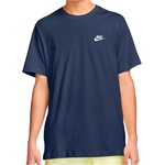 Nike Мъжка тениска Nike Sportswear Club T-Shirt - Midnight Navy / White - размер XL (216-3873-0114)