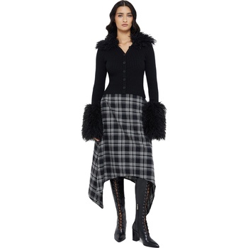 KILLSTAR Дамски пуловер KILLSTAR - Hazeveil - Black - KSRA013409