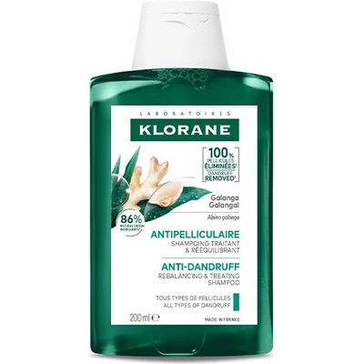 Klorane šampón proti lupinám s galangalom obnovujúci a ošetrujúci, na všetky typy lupín 200 ml