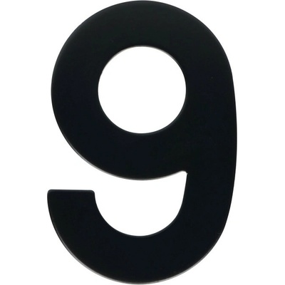 RN.95L.9.CE číslica "9" 95mm čierna Čierna