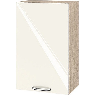 ИРИМ Горен кухненски шкаф Сити МФ-Крийм гланц-11-6 45 см