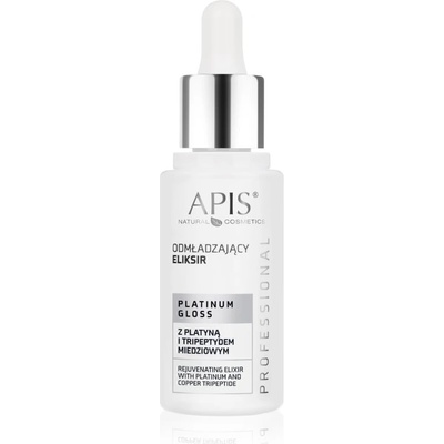 APIS NATURAL COSMETICS Platinum Gloss еликсир за лице с подмладяващ ефект 30ml