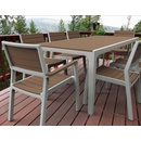 Keter 41206 Zahradní plastový stůl HARMONY bílá + cappuchino